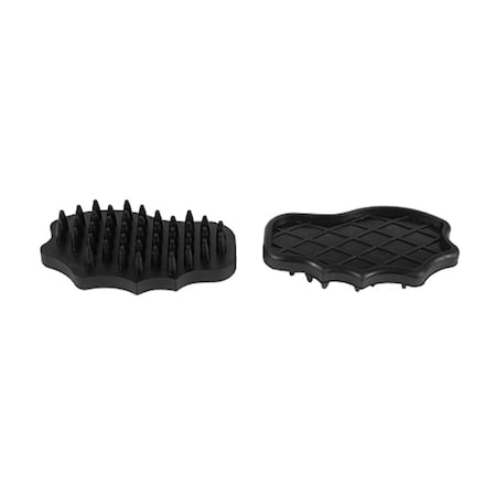 Jacks Imports Oblong Rubber Curry BLACK 10658-BK